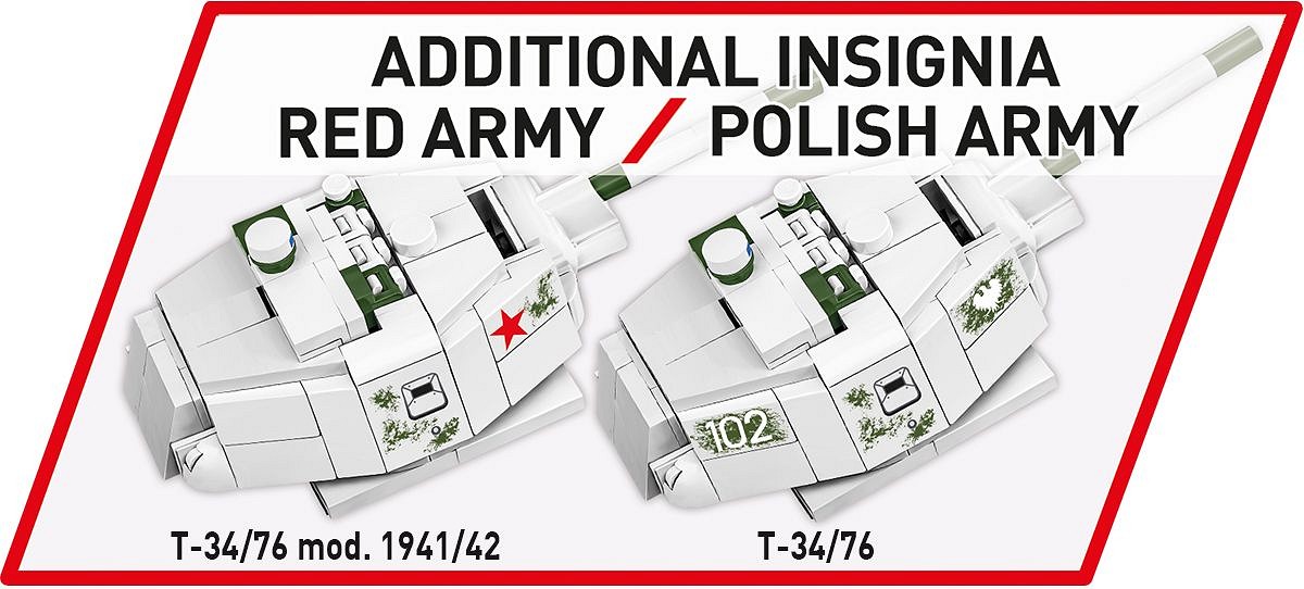 COBI 2595 T-34/76 mod. 1941/42 - Snoopy's Brick Shop